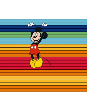 Φωτοταπετσαρία Τοίχου Into Wonderland Mickey Magic Rainbow DX6-162 Komar