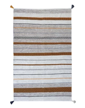 Χαλί Χειροποίητο 100% Βαμβακερό Antique Kilim New Plan 3060 Ivory/Gold