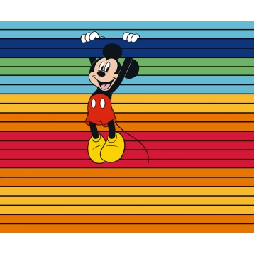 Φωτοταπετσαρία Τοίχου Into Wonderland Mickey Magic Rainbow DX6-162 Komar