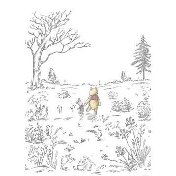 Φωτοταπετσαρία Τοίχου Into Wonderland Winnie the Pooh Walk IADX4-043 Komar