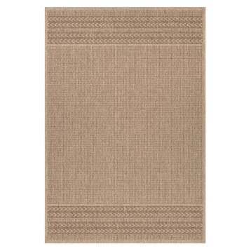 Χαλί Ψάθα (Πολυπροπυλένιο) Ethnik New Plan 20364C Brown/Caramel-Beige