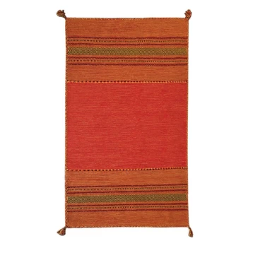 Χαλί Χειροποίητο 100% Βαμβακερό Antique Kilim New Plan 4080 Rust